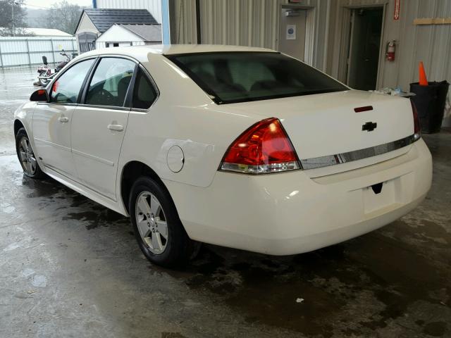 2G1WB5EN7A1142513 - 2010 CHEVROLET IMPALA LT WHITE photo 3