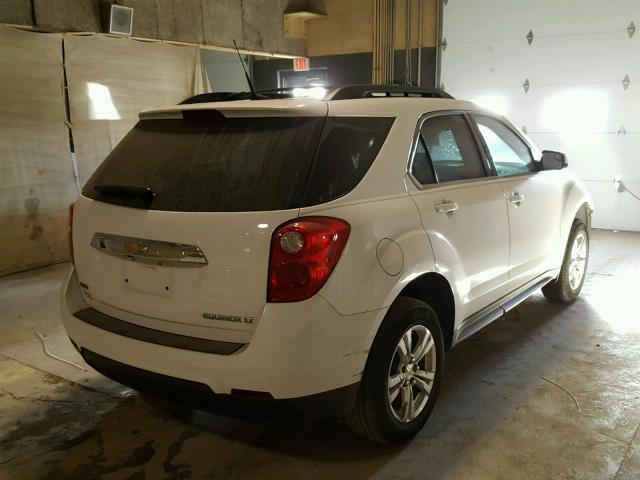 2GNALPEK1C1133672 - 2012 CHEVROLET EQUINOX LT WHITE photo 4