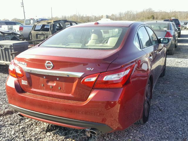 1N4AL3AP4HC198395 - 2017 NISSAN ALTIMA 2.5 RED photo 4