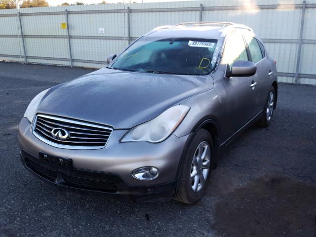 JNKAJ09F39M952083 - 2009 INFINITI EX35 BASE GRAY photo 2