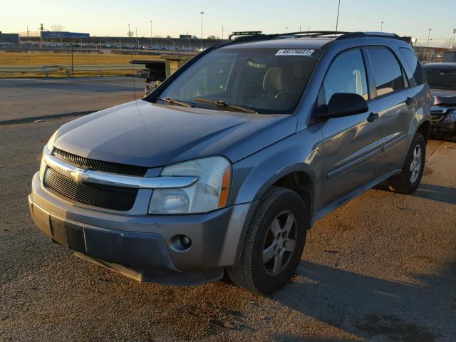 2CNDL23FX56030444 - 2005 CHEVROLET EQUINOX LS GRAY photo 2