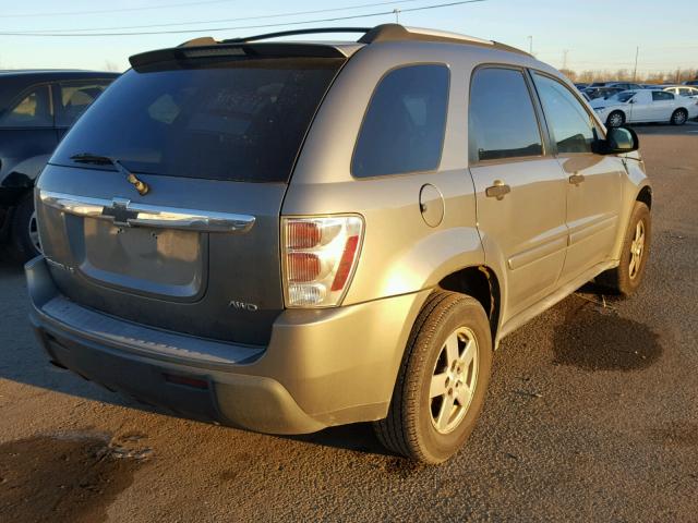 2CNDL23FX56030444 - 2005 CHEVROLET EQUINOX LS GRAY photo 4