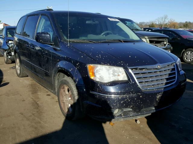 2A8HR54P98R125988 - 2008 CHRYSLER TOWN & COU BLUE photo 1