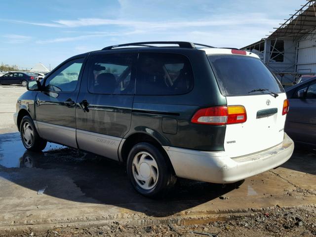 4T3ZF13C11U354625 - 2001 TOYOTA SIENNA LE GREEN photo 3