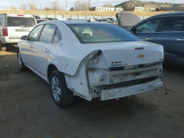 2G1WB58K989200988 - 2008 CHEVROLET IMPALA LS WHITE photo 3