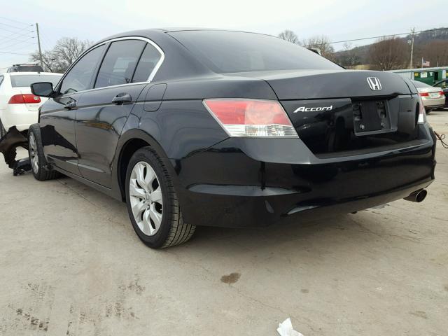 1HGCP2F72AA189059 - 2010 HONDA ACCORD EX BLACK photo 3