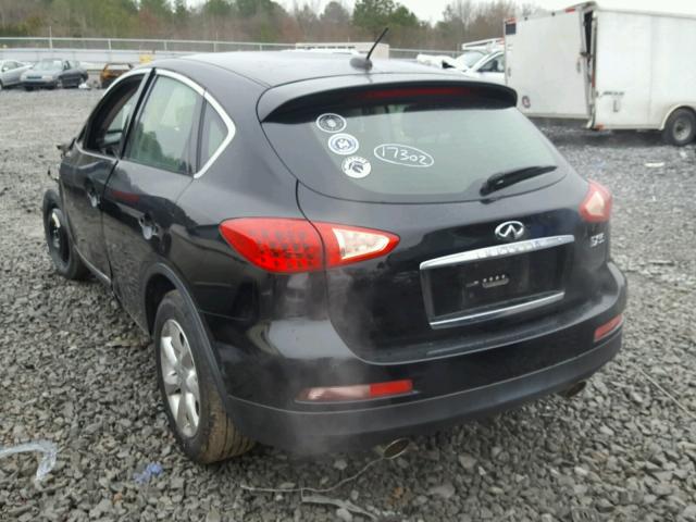 JN1AJ0HR3AM754835 - 2010 INFINITI EX35 BASE BLACK photo 3