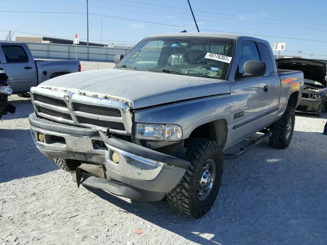 3B7KF23641G181653 - 2001 DODGE RAM 2500 SILVER photo 2