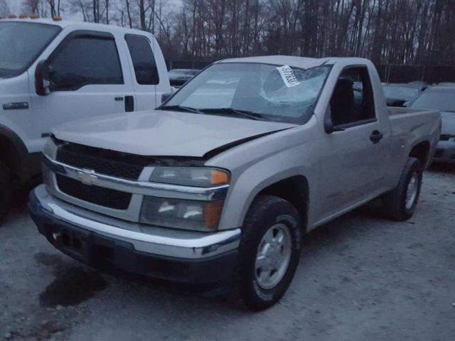 1GCCS148X48173920 - 2004 CHEVROLET COLORADO TAN photo 2