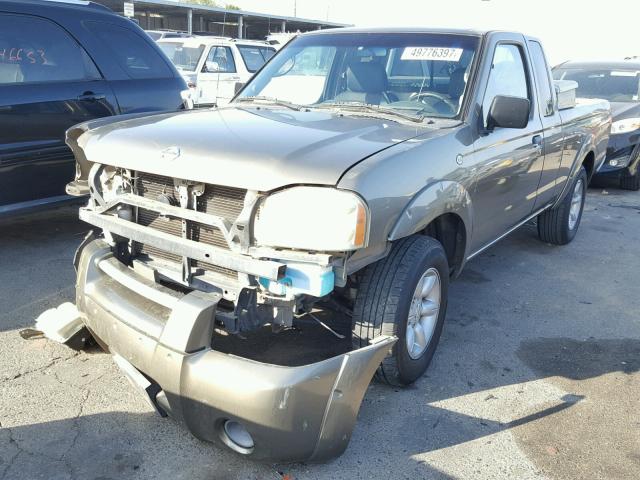 1N6DD26SX2C325327 - 2002 NISSAN FRONTIER K CHARCOAL photo 2