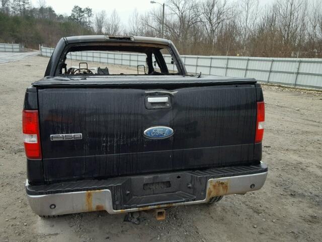 1FTPW14576FA62428 - 2006 FORD F150 SUPER BLACK photo 10