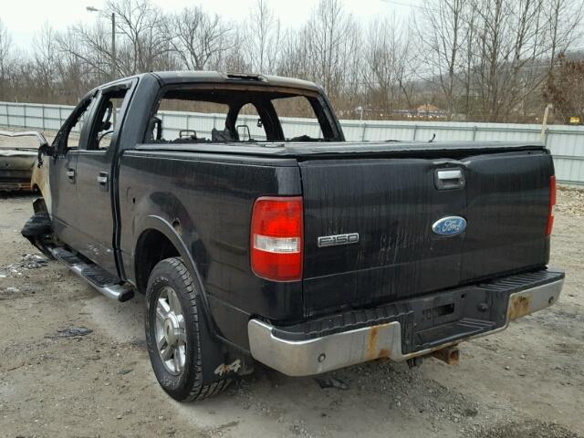 1FTPW14576FA62428 - 2006 FORD F150 SUPER BLACK photo 3