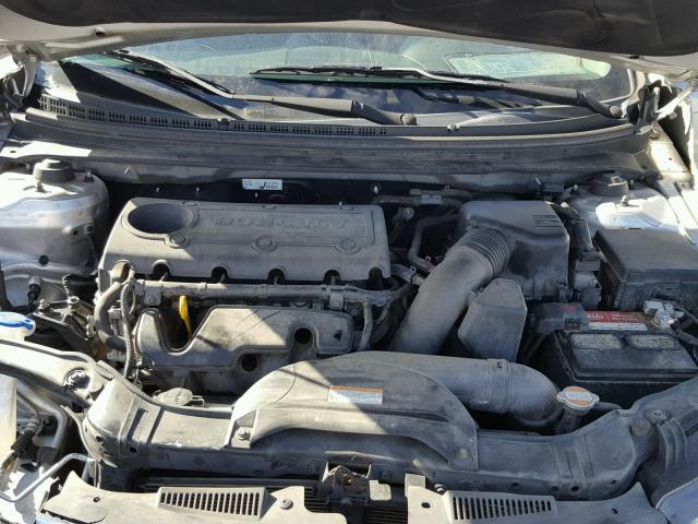 KNAFU4A21B5396903 - 2011 KIA FORTE EX SILVER photo 7