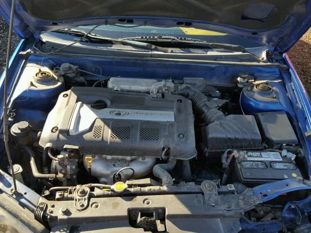 KMHDN46D95U120590 - 2005 HYUNDAI ELANTRA GL BLUE photo 7