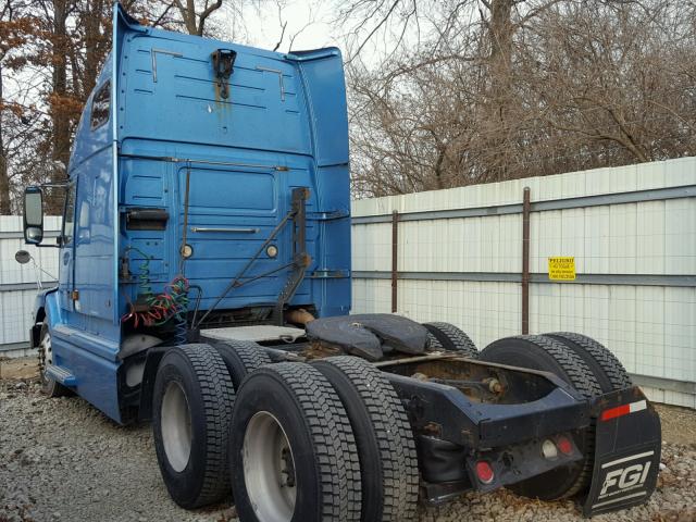 4V4NC9JH32N330702 - 2002 VOLVO VN VNL BLUE photo 3