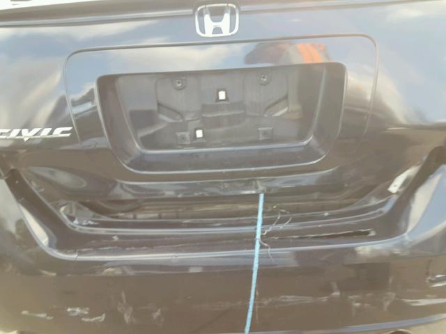 2HGFG11807H582527 - 2007 HONDA CIVIC EX BLACK photo 9