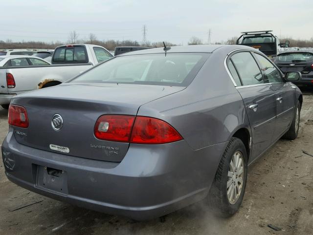 1G4HP57227U166358 - 2007 BUICK LUCERNE CX BLUE photo 4