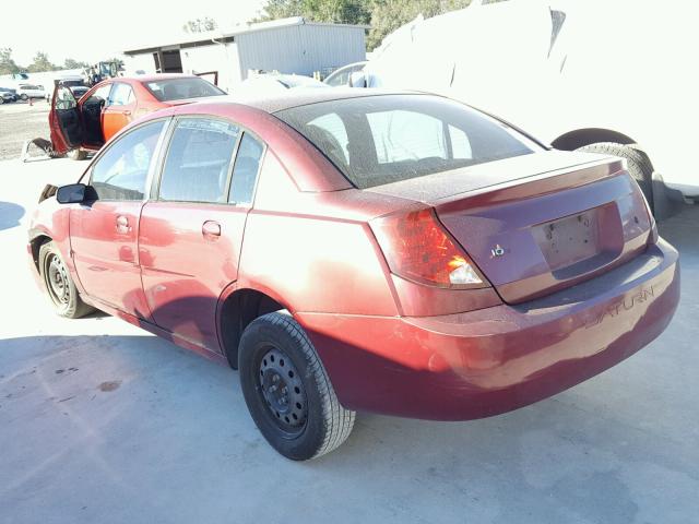1G8AJ52F14Z175014 - 2004 SATURN ION LEVEL BURGUNDY photo 3