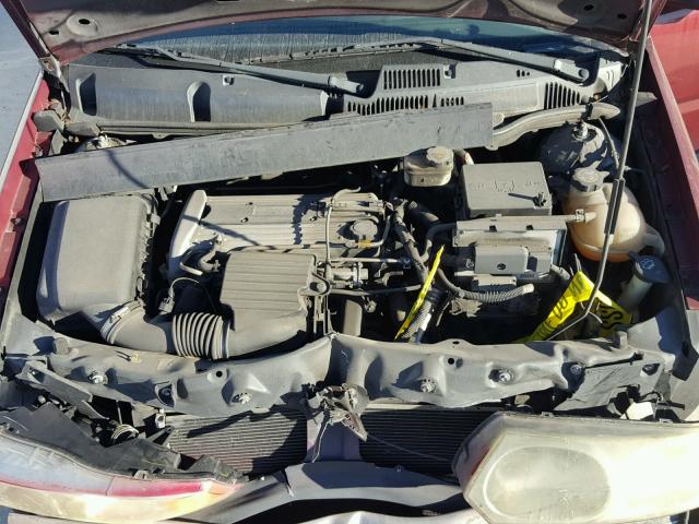 1G8AJ52F14Z175014 - 2004 SATURN ION LEVEL BURGUNDY photo 7