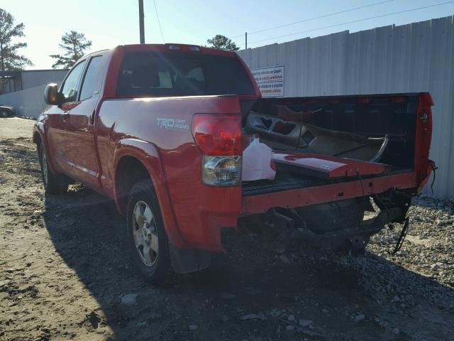 5TFRV54168X039994 - 2008 TOYOTA TUNDRA DOU RED photo 3