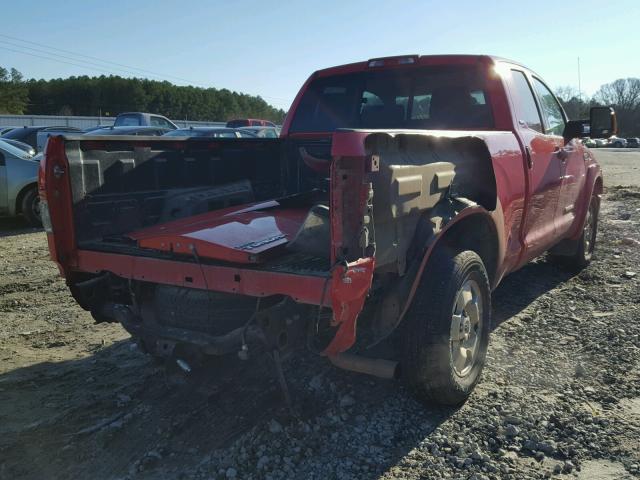 5TFRV54168X039994 - 2008 TOYOTA TUNDRA DOU RED photo 4