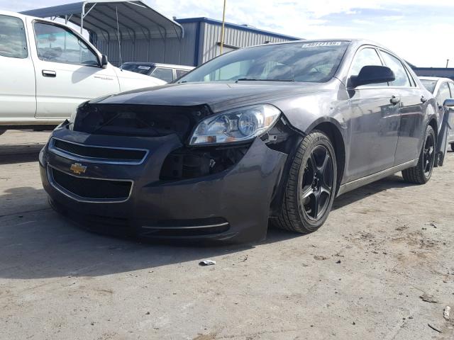 1G1ZC5EB7AF222645 - 2010 CHEVROLET MALIBU 1LT CHARCOAL photo 2