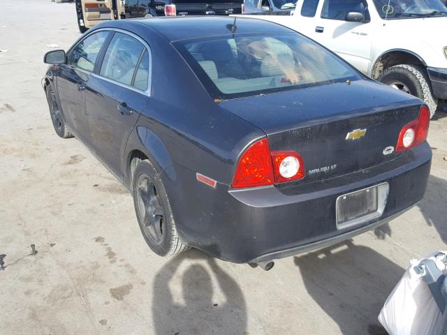 1G1ZC5EB7AF222645 - 2010 CHEVROLET MALIBU 1LT CHARCOAL photo 3