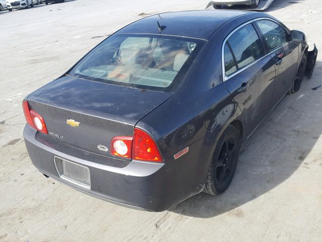 1G1ZC5EB7AF222645 - 2010 CHEVROLET MALIBU 1LT CHARCOAL photo 4