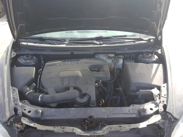 1G1ZC5EB7AF222645 - 2010 CHEVROLET MALIBU 1LT CHARCOAL photo 7