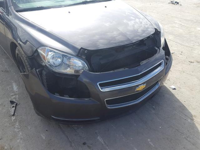 1G1ZC5EB7AF222645 - 2010 CHEVROLET MALIBU 1LT CHARCOAL photo 9