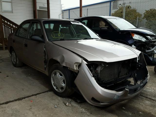 2T1BR12E71C464813 - 2001 TOYOTA COROLLA CE BEIGE photo 1