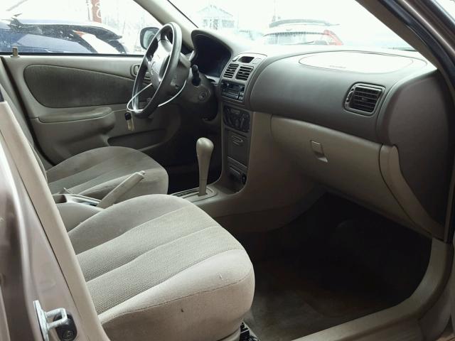 2T1BR12E71C464813 - 2001 TOYOTA COROLLA CE BEIGE photo 5