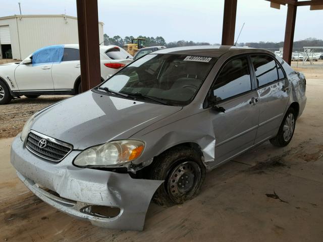 1NXBR30E96Z651278 - 2006 TOYOTA COROLLA CE SILVER photo 2