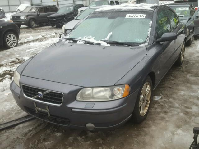 YV1RS592X62555063 - 2006 VOLVO S60 2.5T GRAY photo 2