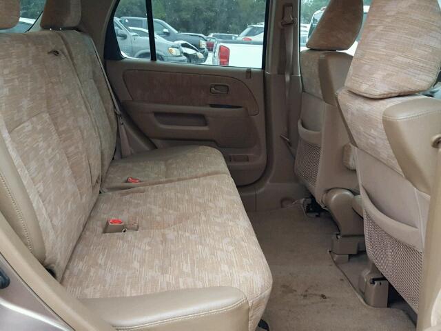 JHLRD68484C000177 - 2004 HONDA CR-V LX BROWN photo 6