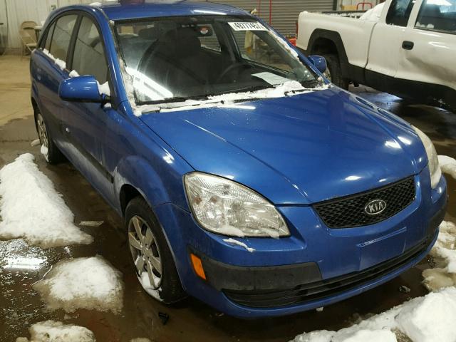 KNADE243996570976 - 2009 KIA RIO 5 SX BLUE photo 1