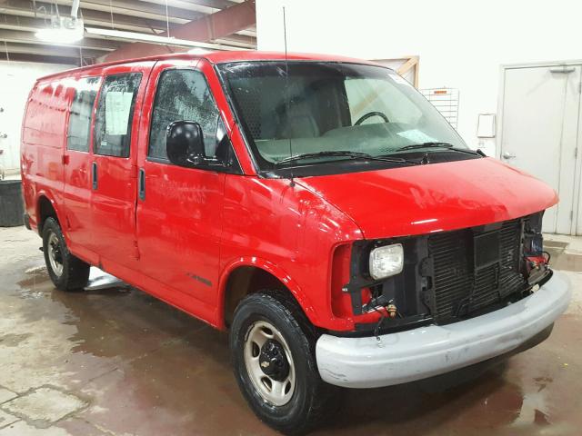 1GCHG35R5Y1273562 - 2000 CHEVROLET EXPRESS G3 RED photo 1