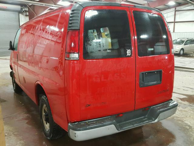 1GCHG35R5Y1273562 - 2000 CHEVROLET EXPRESS G3 RED photo 3