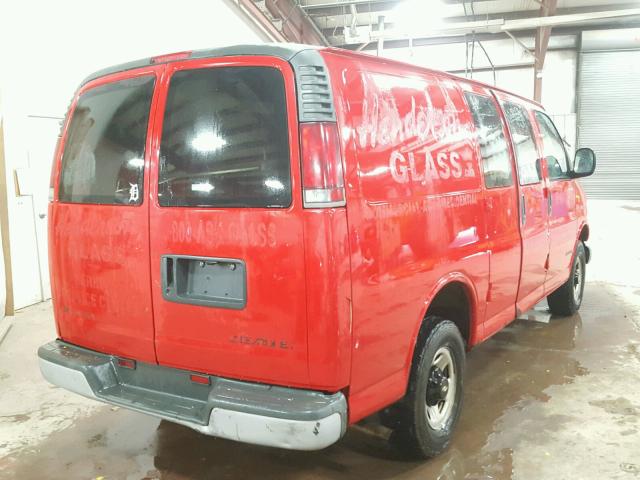 1GCHG35R5Y1273562 - 2000 CHEVROLET EXPRESS G3 RED photo 4