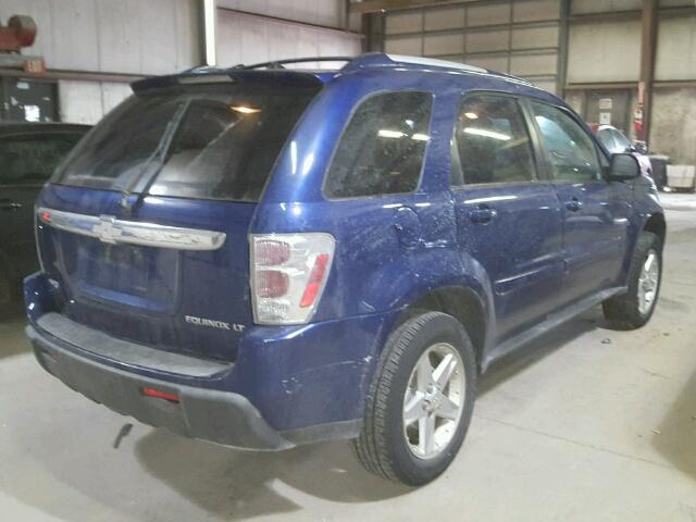 2CNDL73F256170842 - 2005 CHEVROLET EQUINOX LT BLUE photo 4