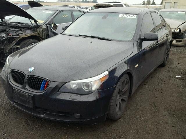 WBANB33594B111906 - 2004 BMW 545 I BLACK photo 2