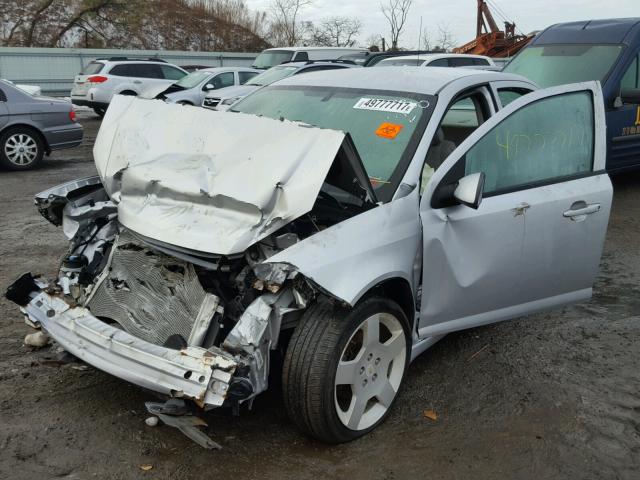 1G1AF5F52A7223466 - 2010 CHEVROLET COBALT 2LT SILVER photo 2