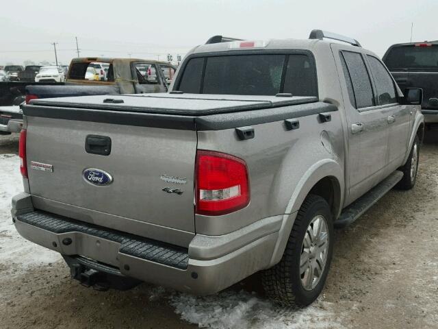 1FMEU53848UA95171 - 2008 FORD EXPLORER S SILVER photo 4