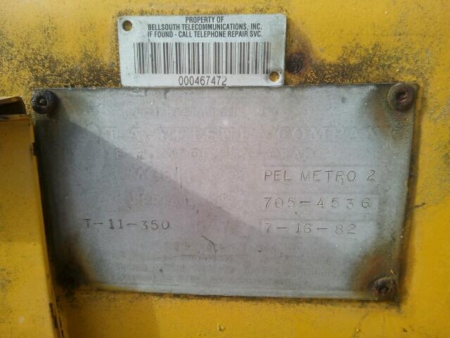 7054536 - 1999 PELS GENERATOR YELLOW photo 10