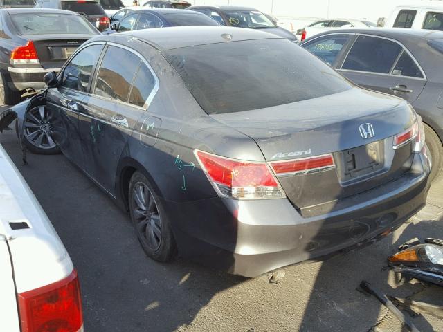 1HGCP3F82CA000895 - 2012 HONDA ACCORD EXL GRAY photo 3