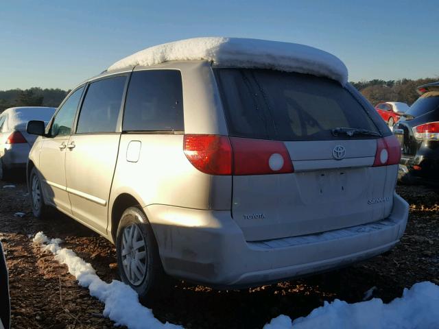 5TDZA23C26S394550 - 2006 TOYOTA SIENNA CE SILVER photo 3