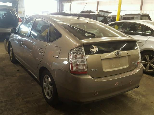 JTDKB20UX63147371 - 2006 TOYOTA PRIUS GOLD photo 3