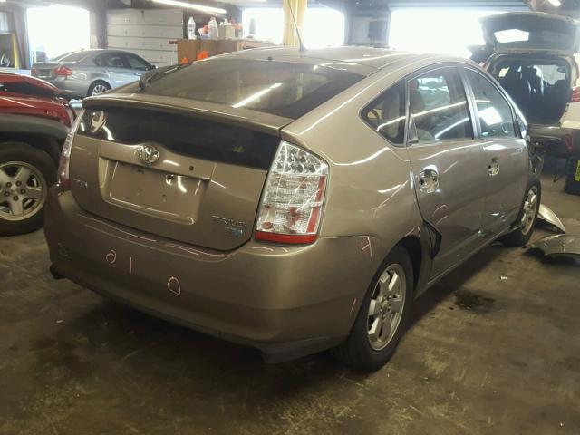 JTDKB20UX63147371 - 2006 TOYOTA PRIUS GOLD photo 4