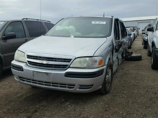 1GNDX03E42D160907 - 2002 CHEVROLET VENTURE SILVER photo 2