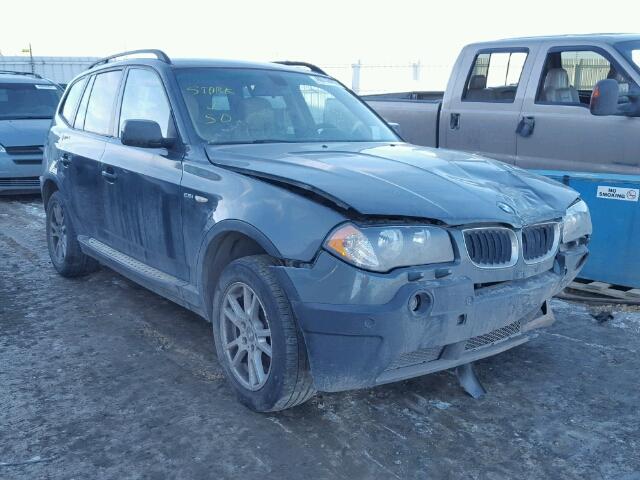 WBXPA73465WC48119 - 2005 BMW X3 2.5I GRAY photo 1